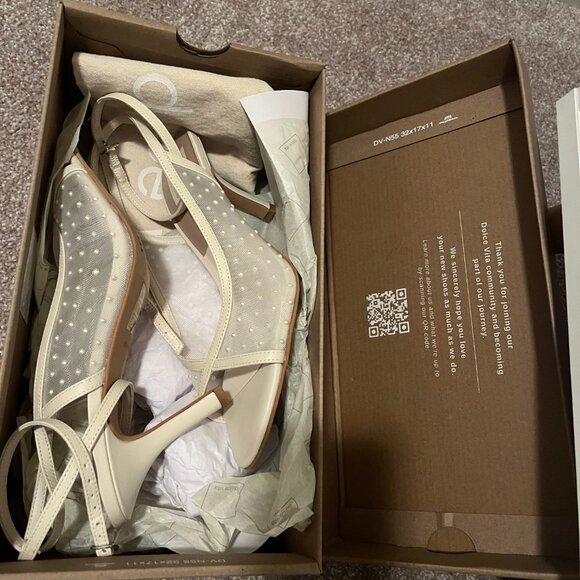 Dolce Vita Missy Pearl Ivory Shoes - Size 7.5 - Picture 4 of 4